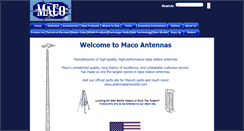 Desktop Screenshot of macoantennas.net