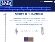 Tablet Screenshot of macoantennas.net